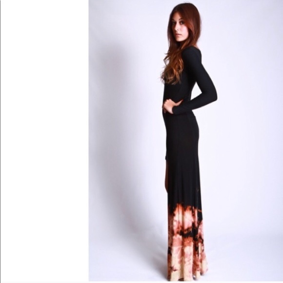 NWT Castles Couture Fire Maxi Bodycon Dress Size M - Picture 2 of 11